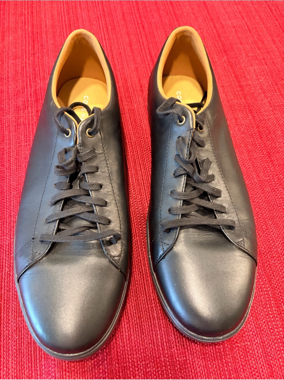 Cole Haan Grand Crosscourt II Black Leather Men’s Sneakers Size 10M